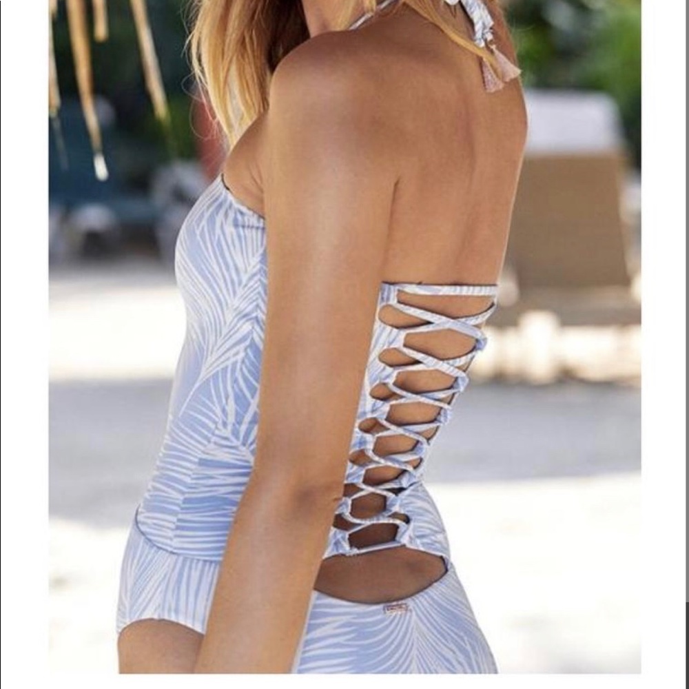 Spiritual Gangster Paraiso One-piece Palm Swimsuit